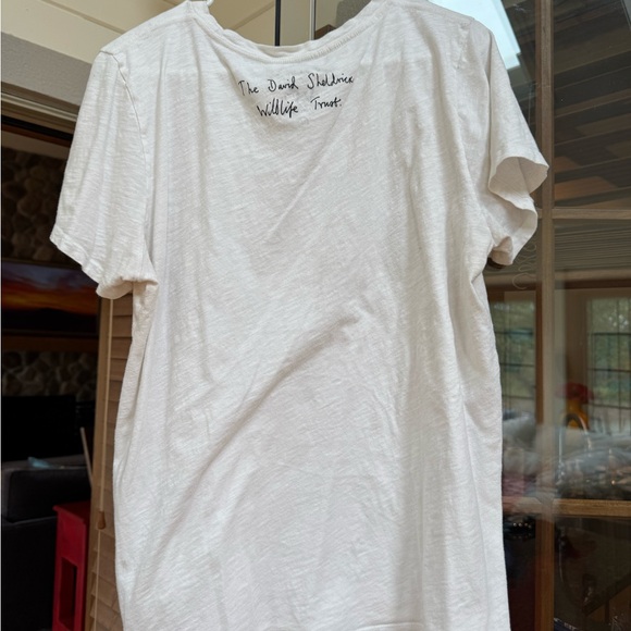 J. Crew White Short Sleeve Tee with Elephant Print - Picture 5 of 5